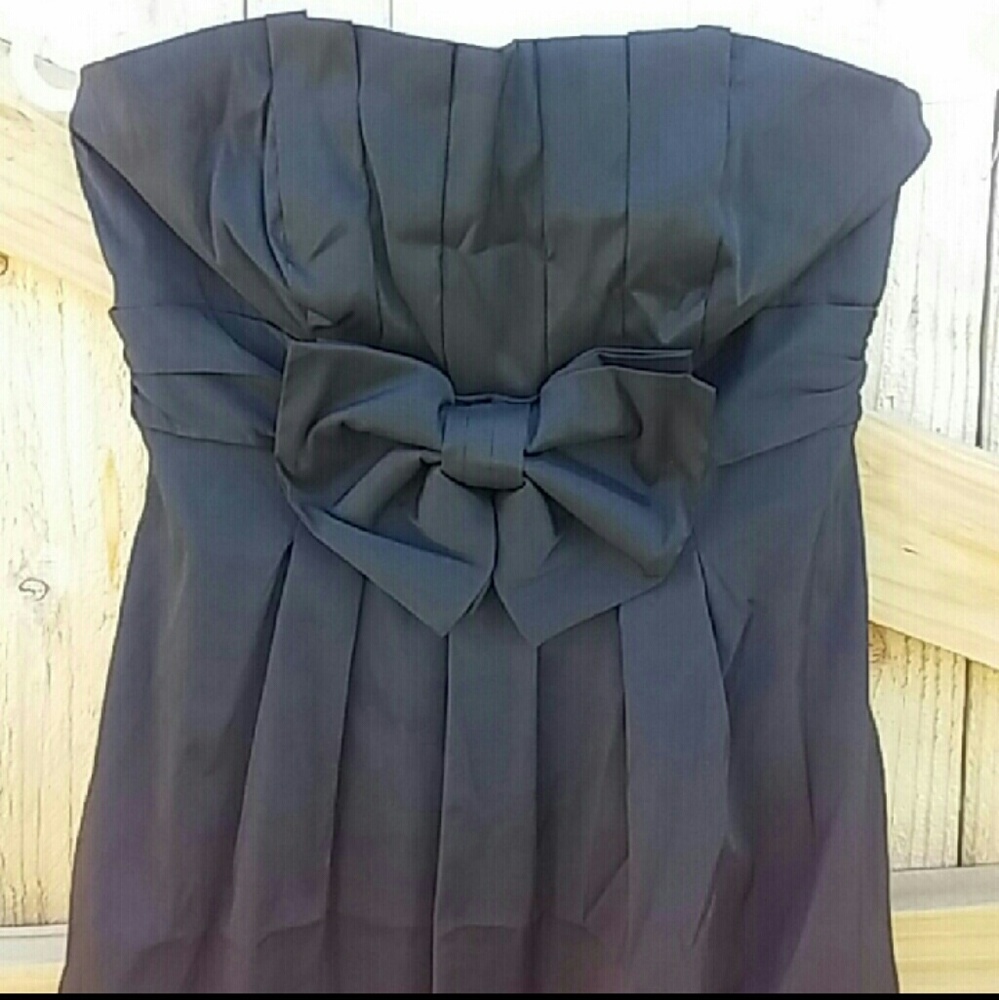 Betsy & Adam by Linda Bernell strapless dress sz4